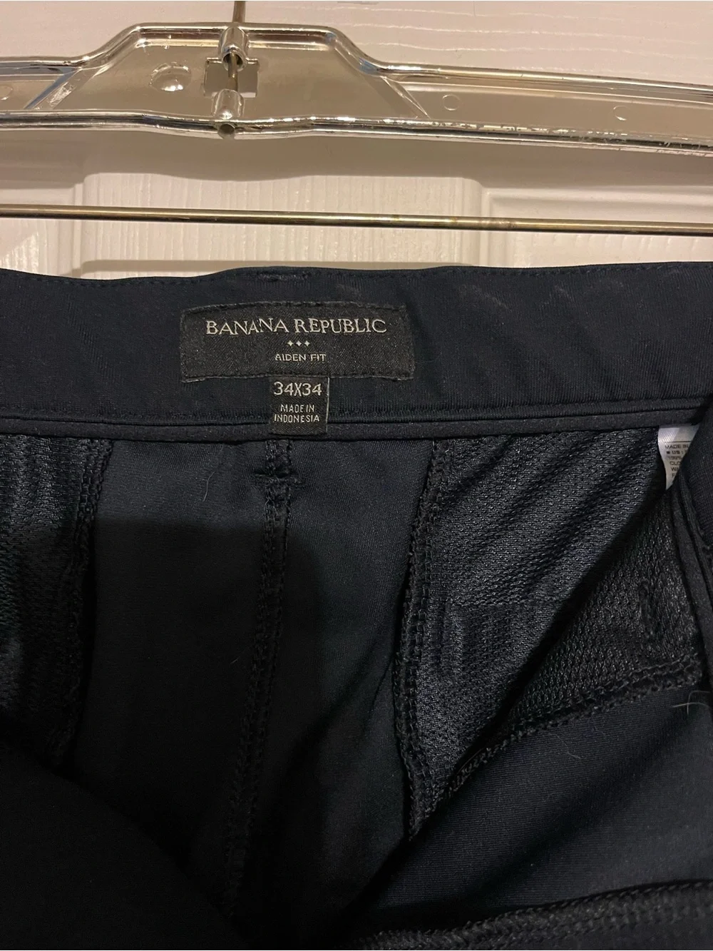 Banana Republic Navy Aiden Fit Dress Pants